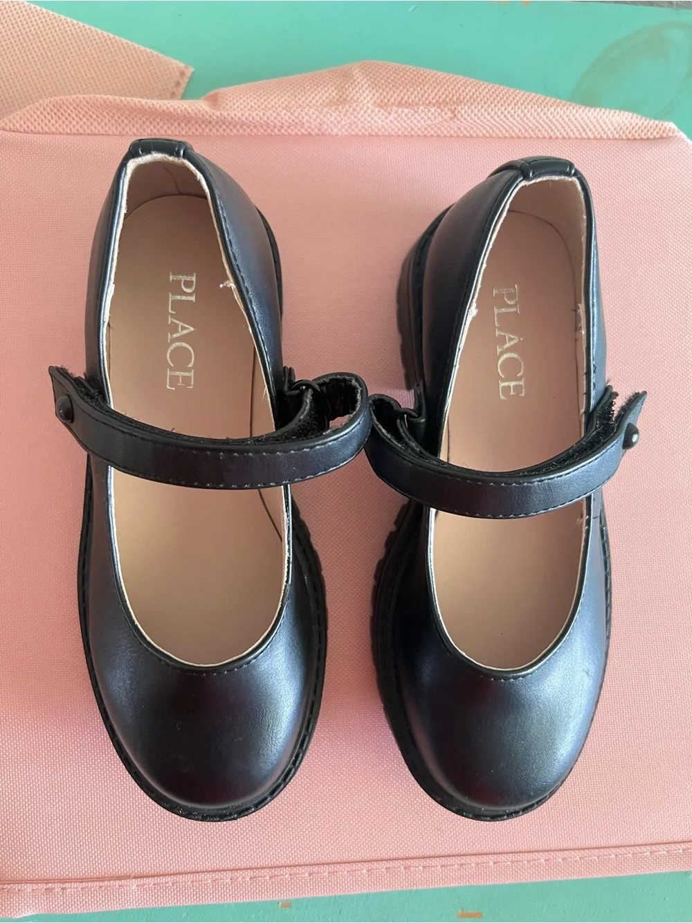 The Children's Place Black Mary Jane Lug Sole Dress Shoes
